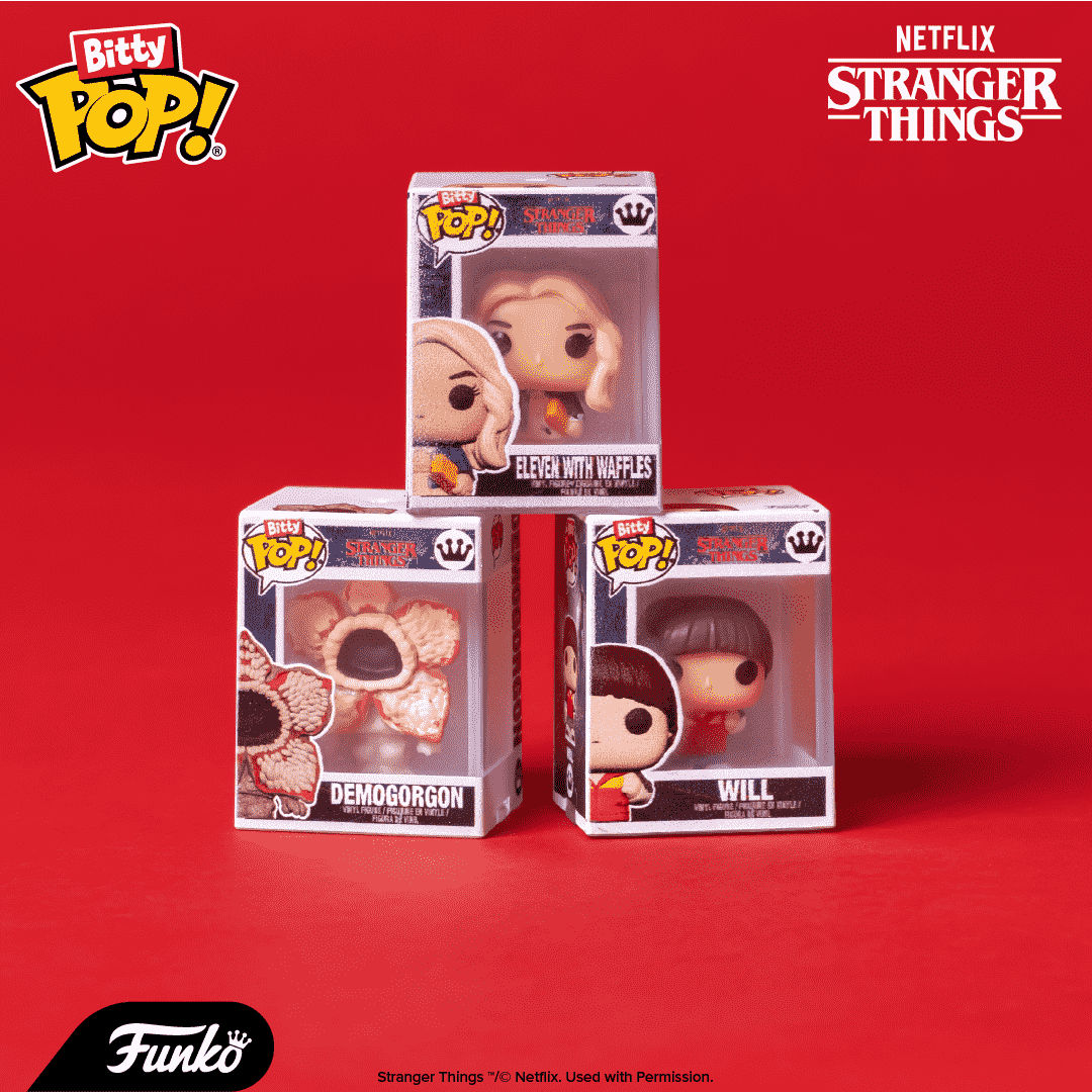 Alternative view of Bitty Pop! Stranger Things 4-Pack Series 1