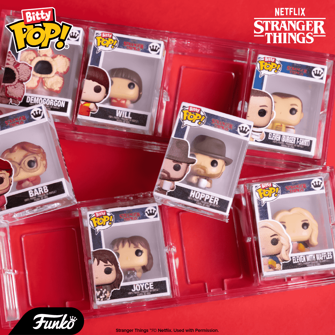 Alternative view of Bitty Pop! Stranger Things 4-Pack Series 4