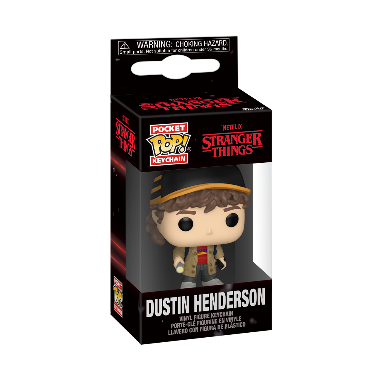 Alternative view of Pop! Keychain Dustin Henderson