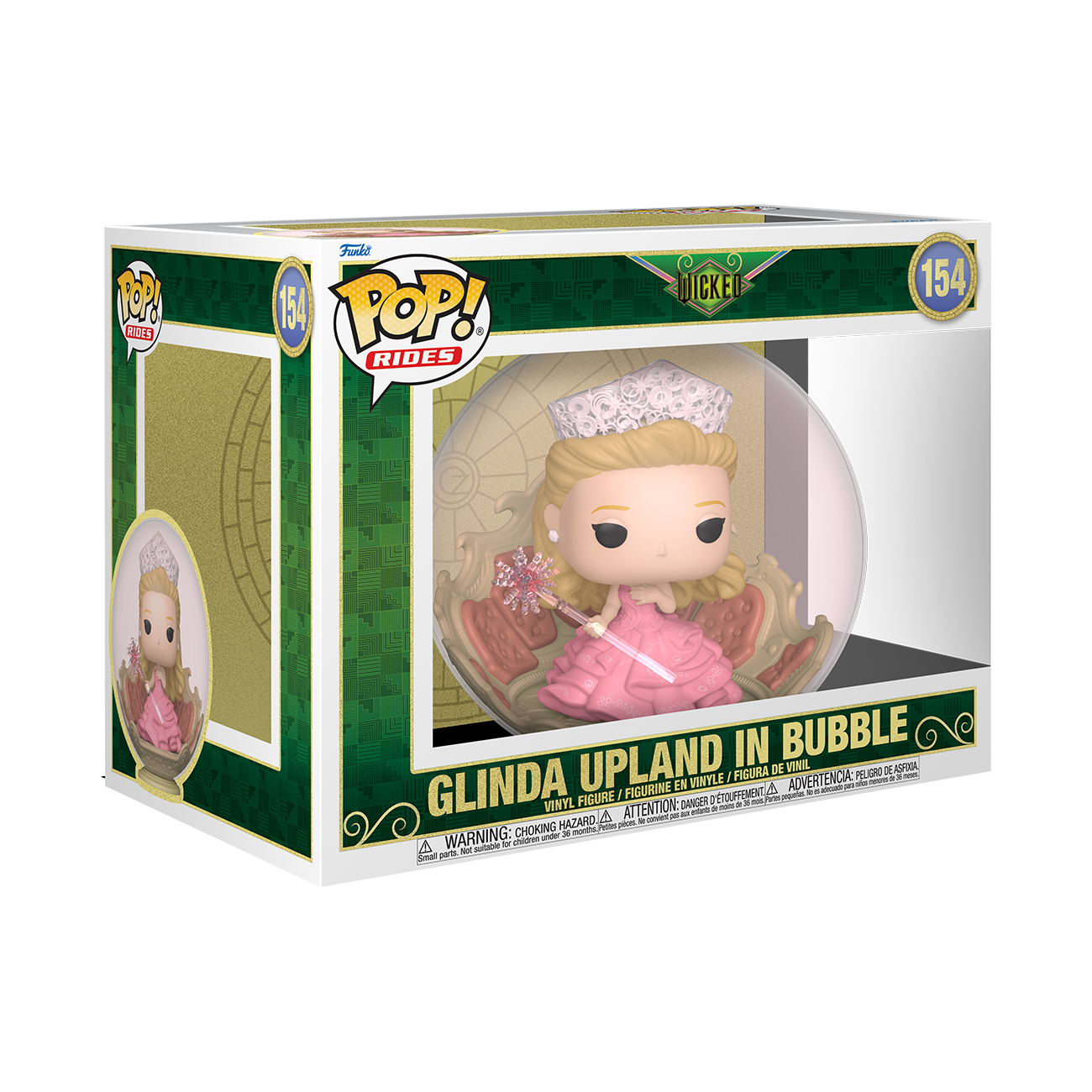 Alternative view of Pop! Rides Glinda Upland in Bubble