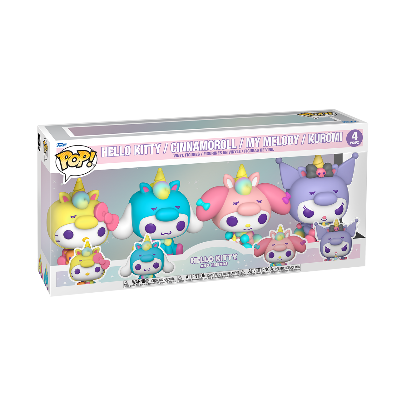 Alternative view of Pop! Hello Kitty (Unicorn Outfit) 4-Pack