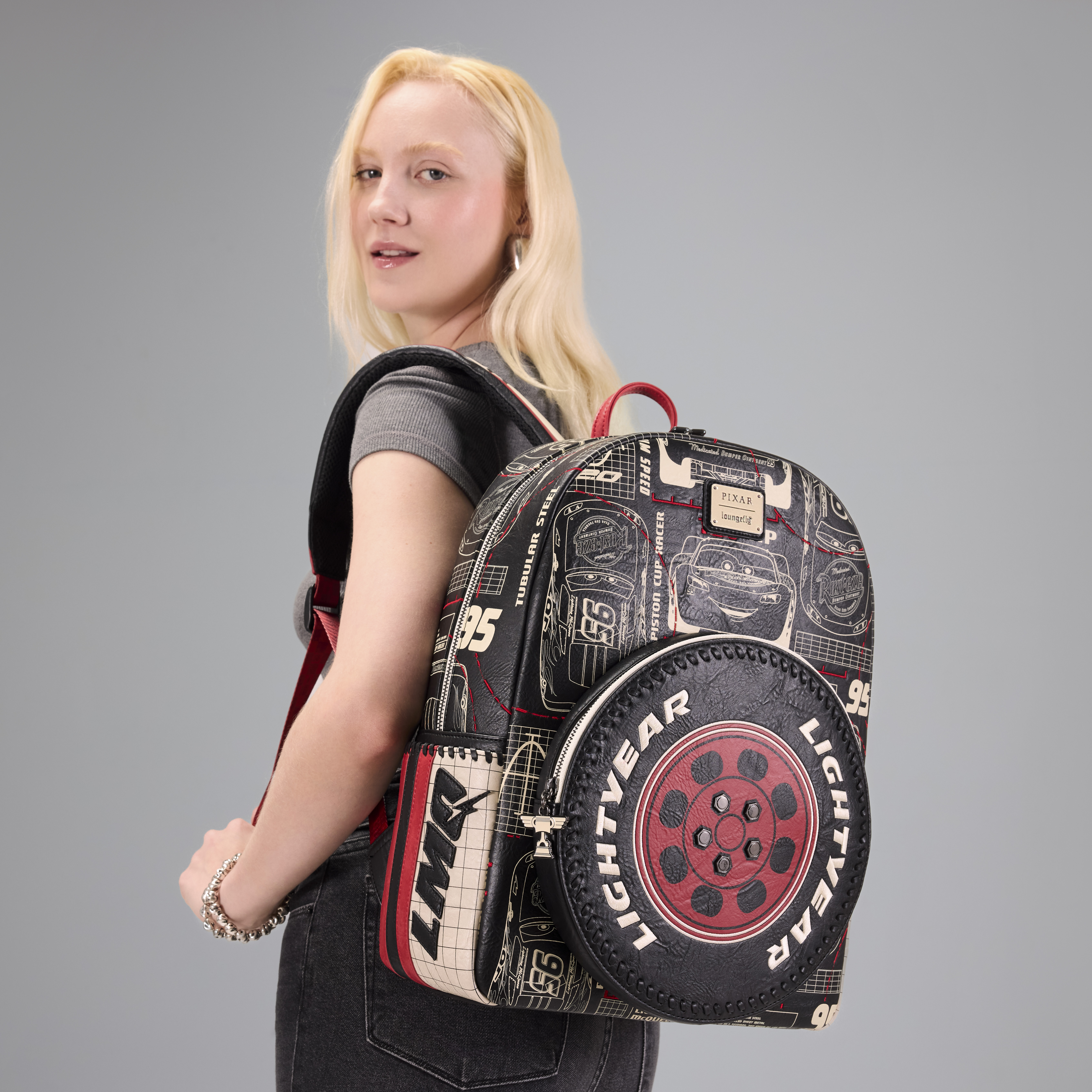 Alternative view of Cars Lightning McQueen Full-Size Backpack