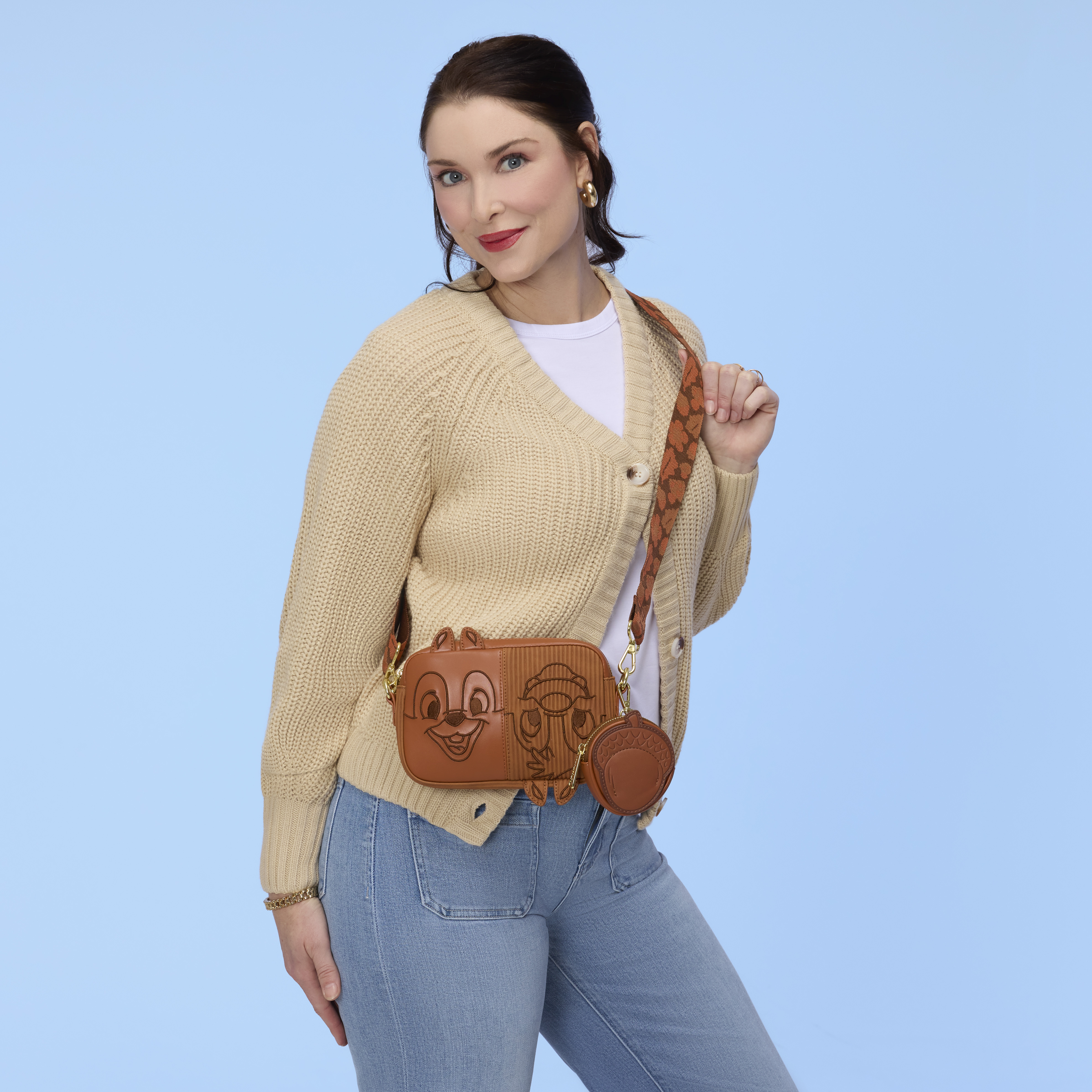 Alternative view of Chip 'n' Dale Sling Crossbody Bag with Coin Bag