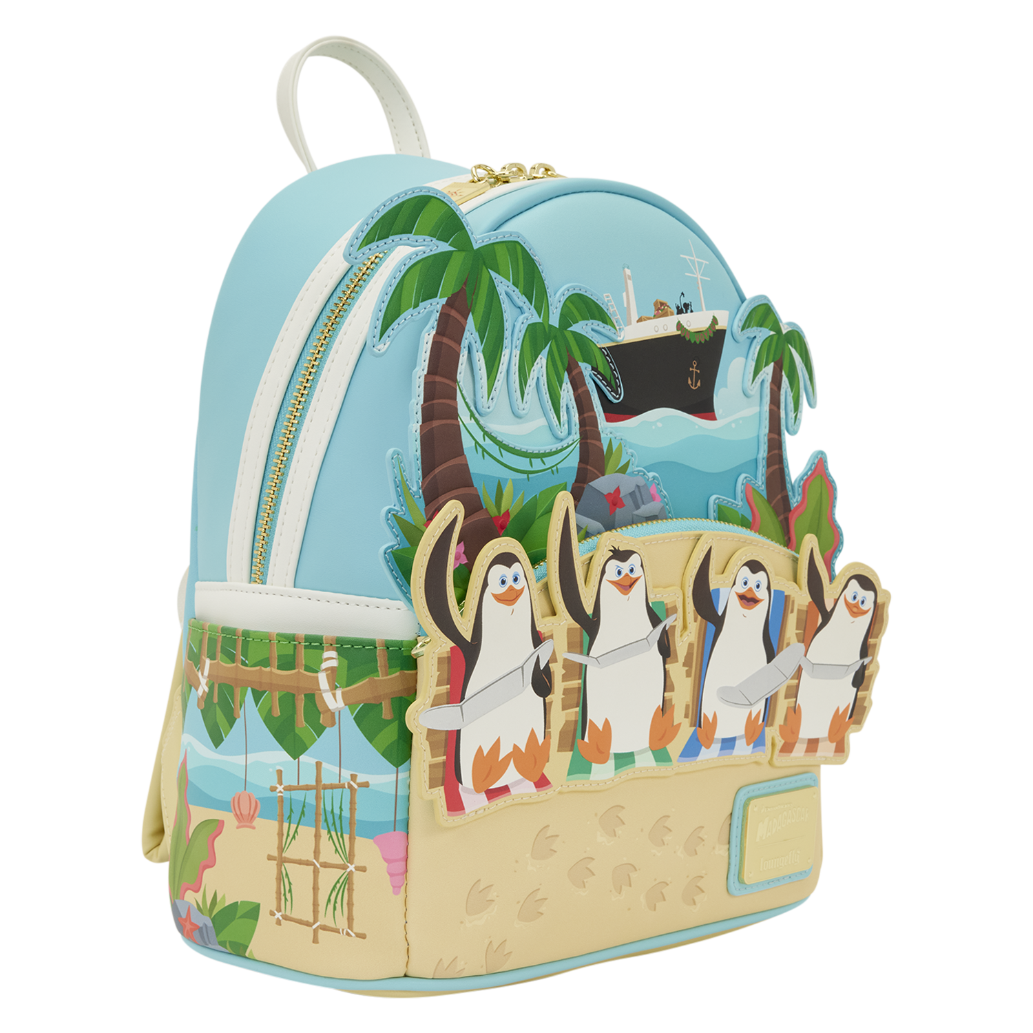 Madagascar Exclusive Penguins Beach Mini Backpack - Image 5