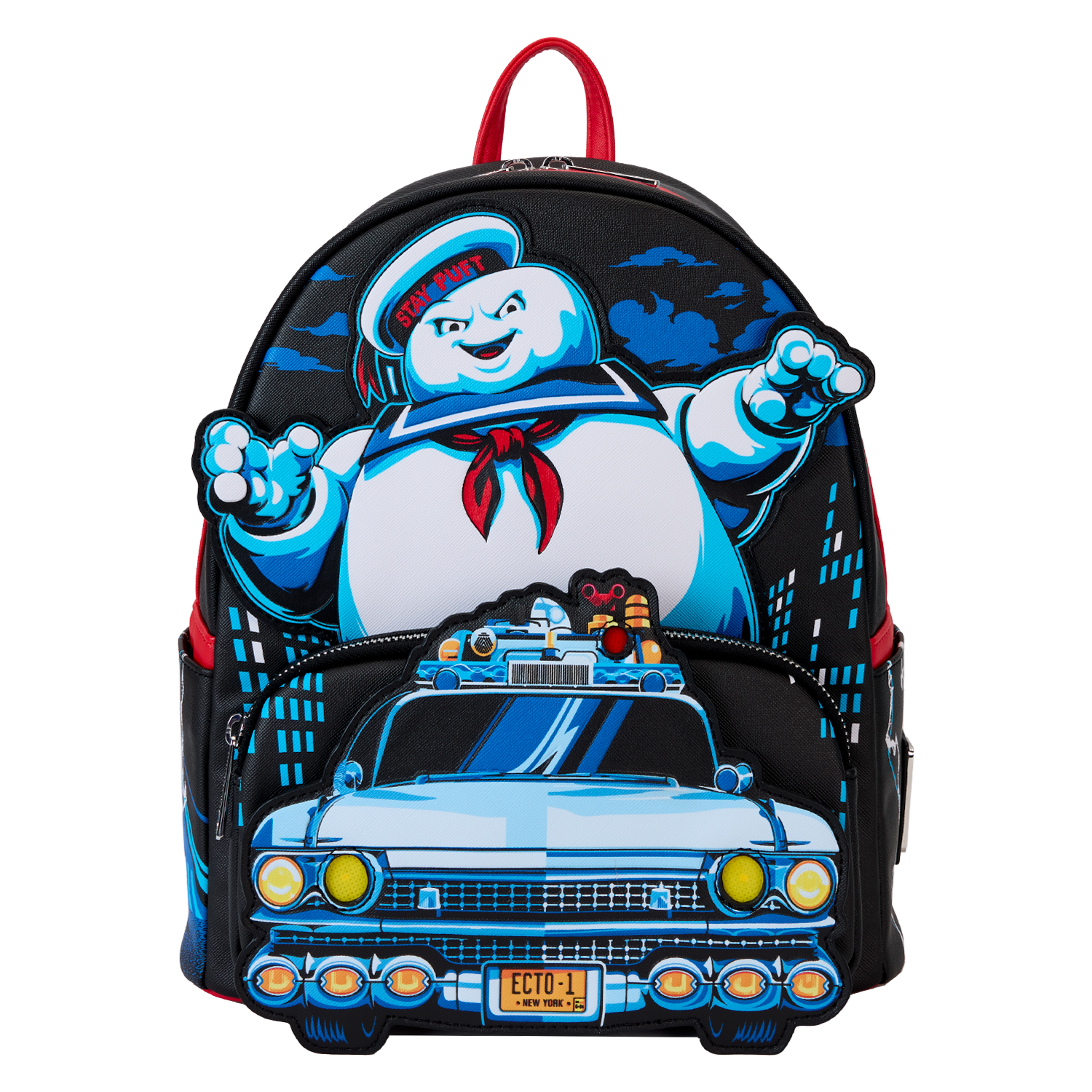 Ghostbusters Stay Puft Ecto-1 Light Up Mini Backpack