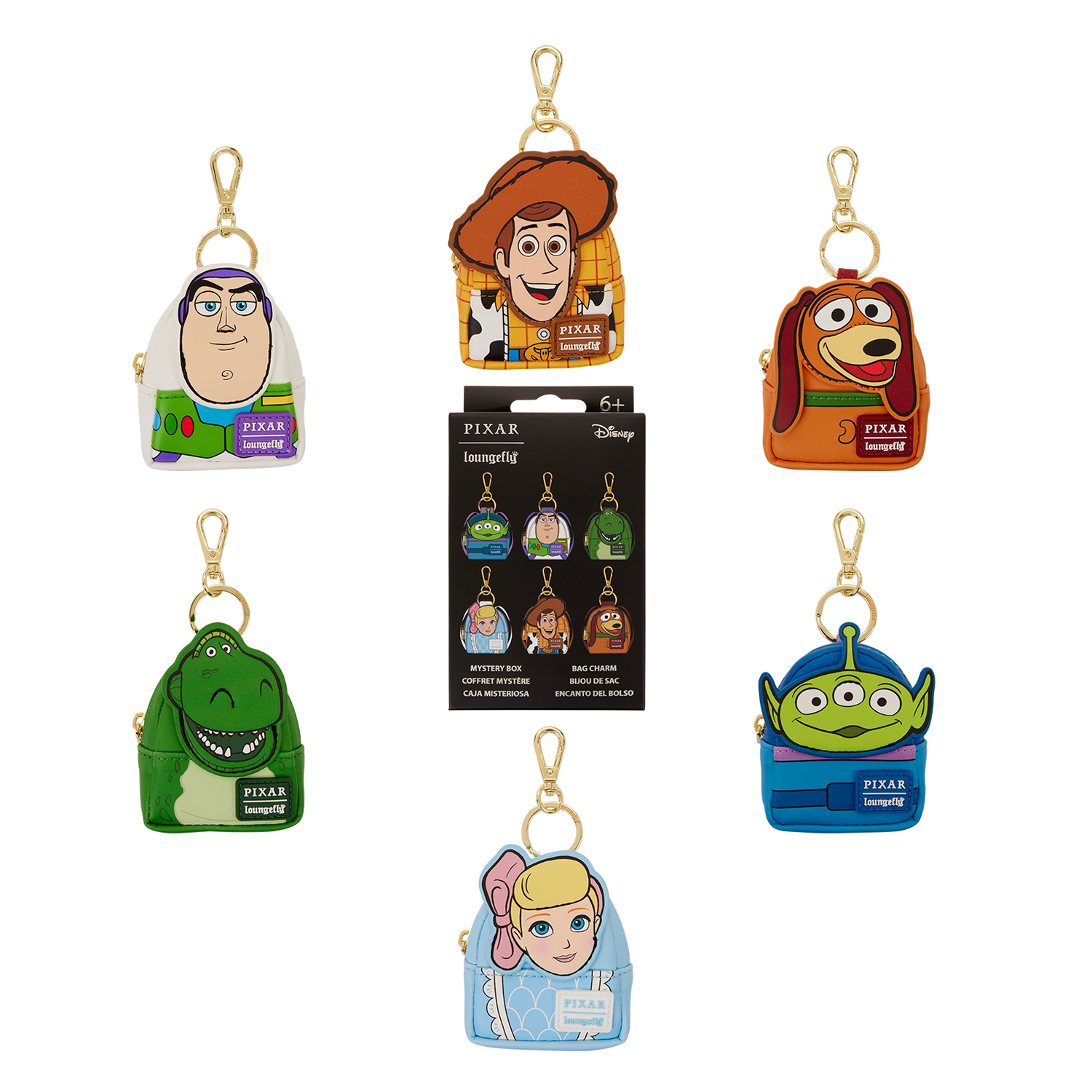 Toy Story 30th Anniversary Cosplay Mystery Mini Backpack Keychain Charm