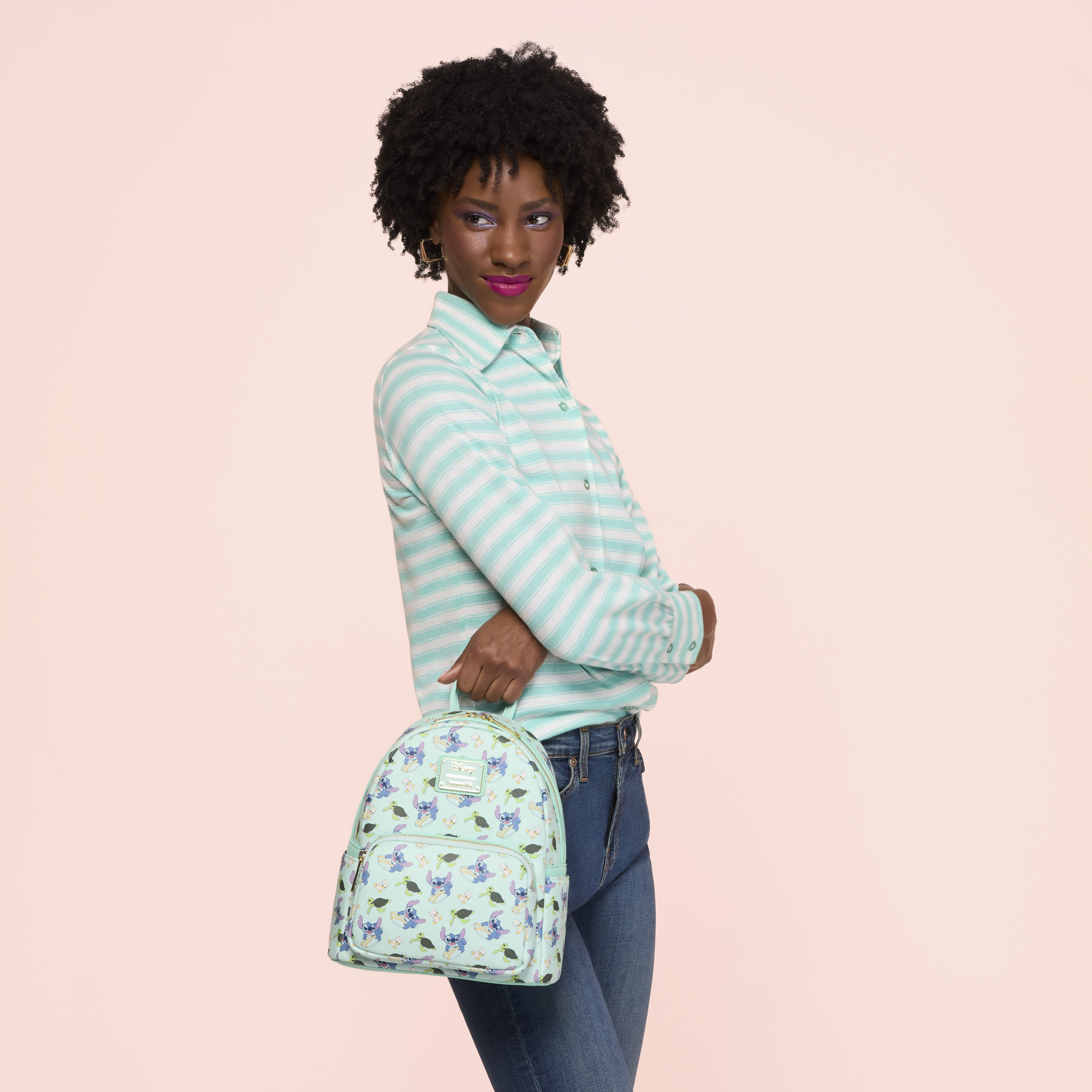 Alternative view of Lilo & Stitch Animal Friends All-Over Print Mini Backpack