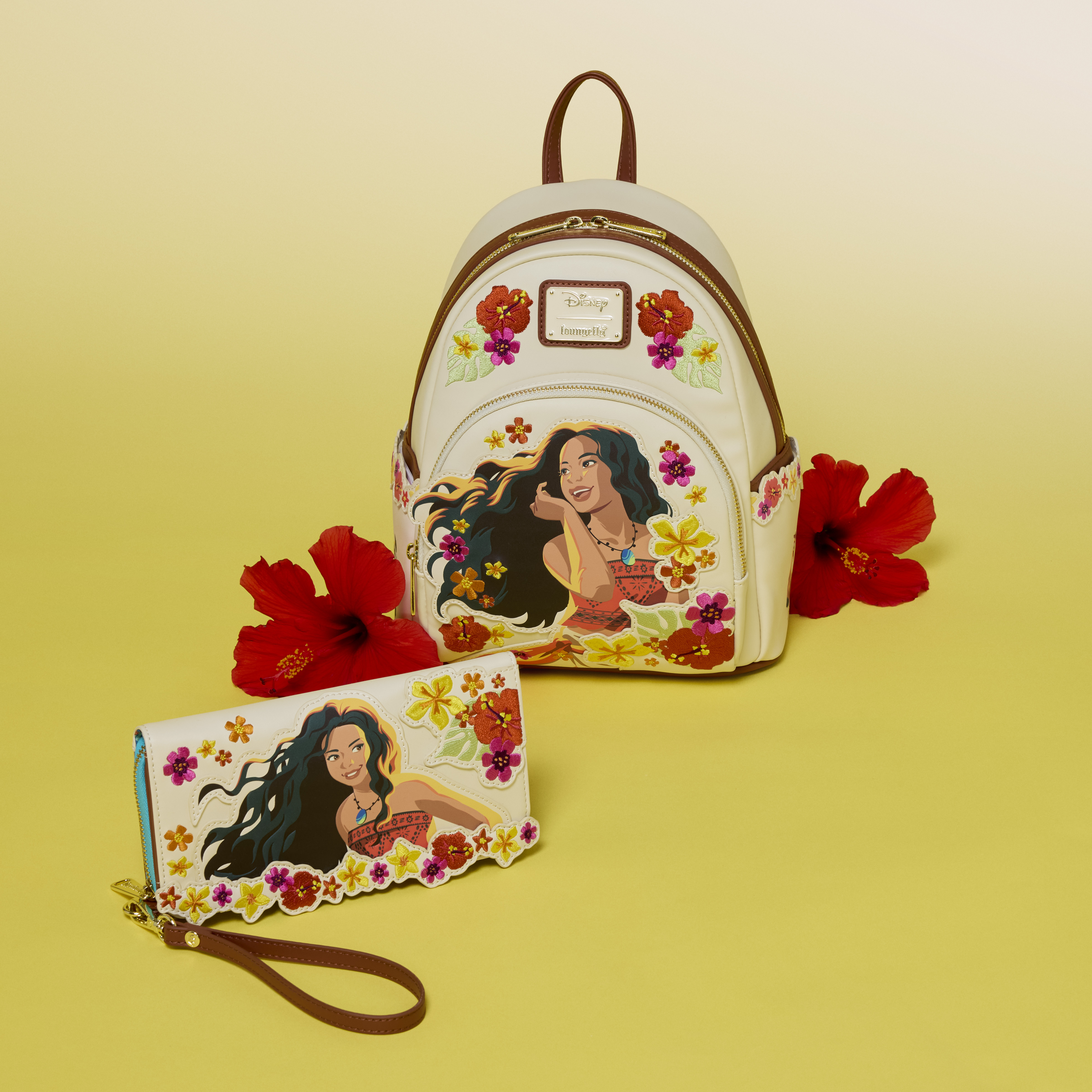 Moana Live Action Floral Wristlet Wallet - Image 3