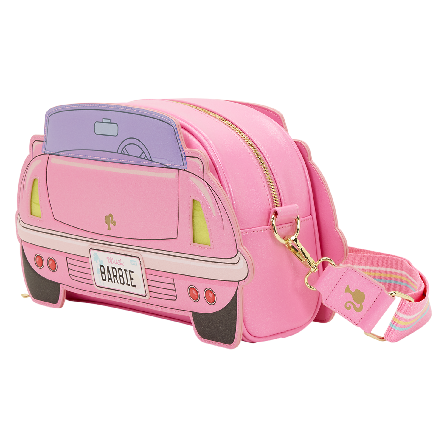 Barbie Corvette Car Light-Up Crossbody Bag with Coin Bag - Image 5