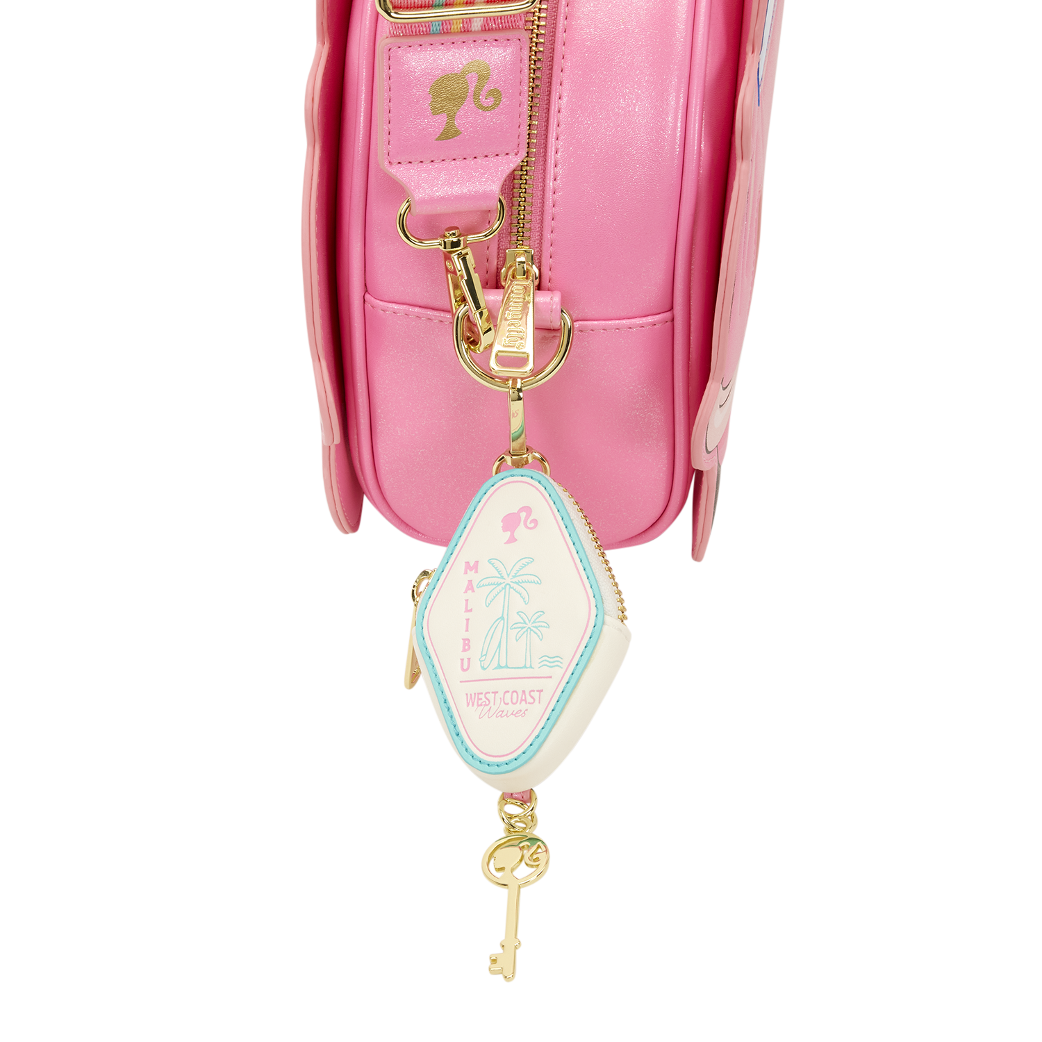 Barbie Corvette Car Light-Up Crossbody Bag with Coin Bag - Image 7