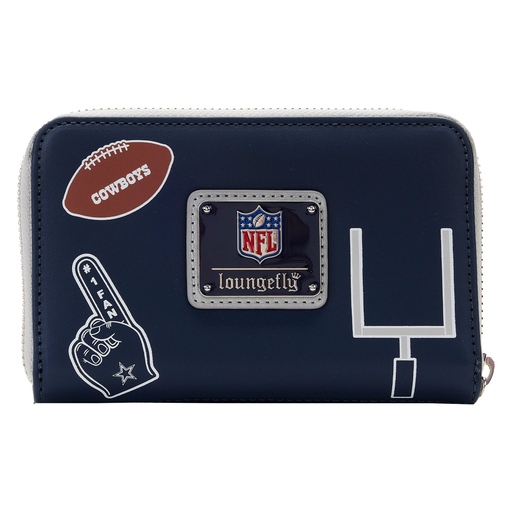 NFL Dallas Cowboys Patches Zip Around Wallet - Image 3