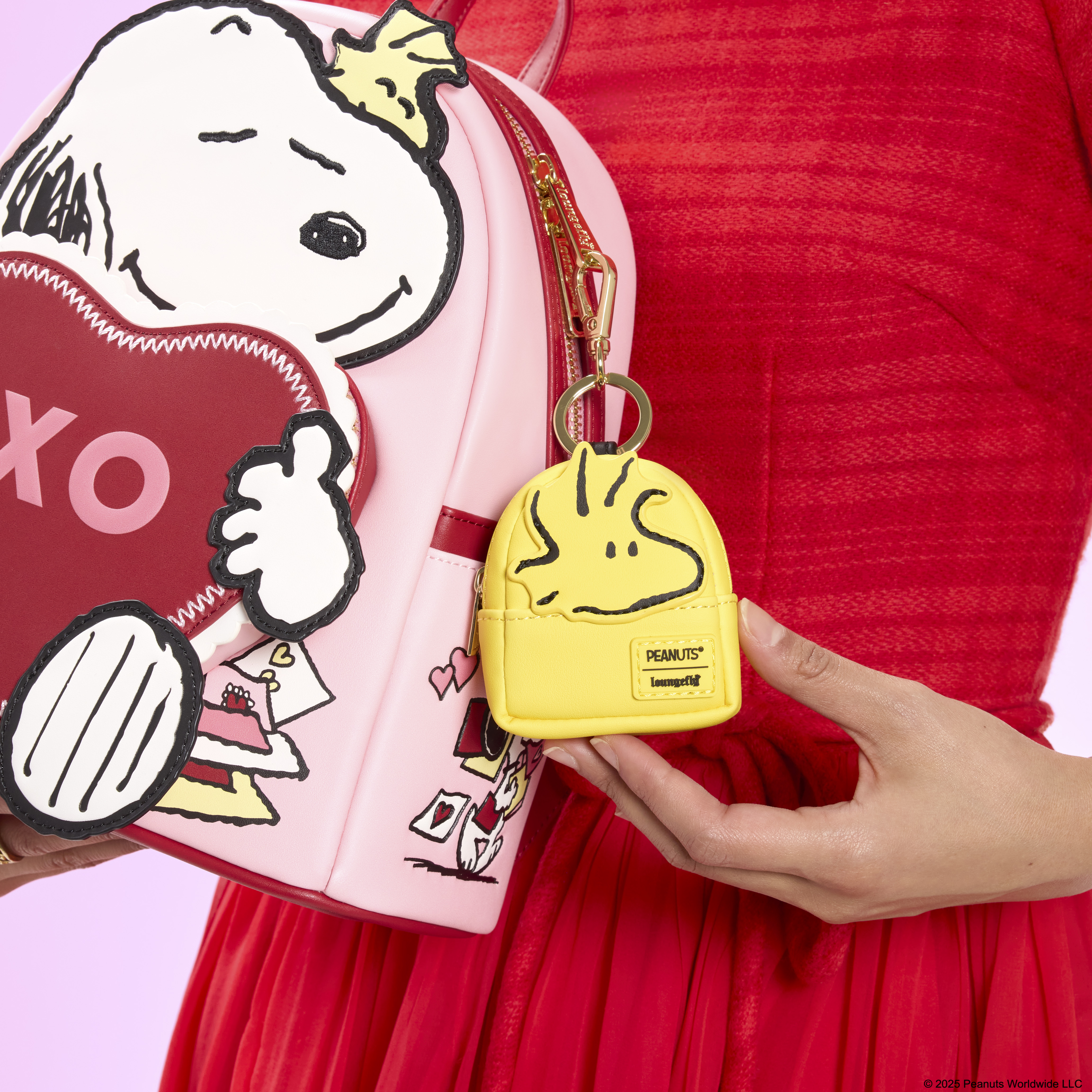 Alternative view of Peanuts Gang Cosplay Mystery Mini Backpack Keychain Charm