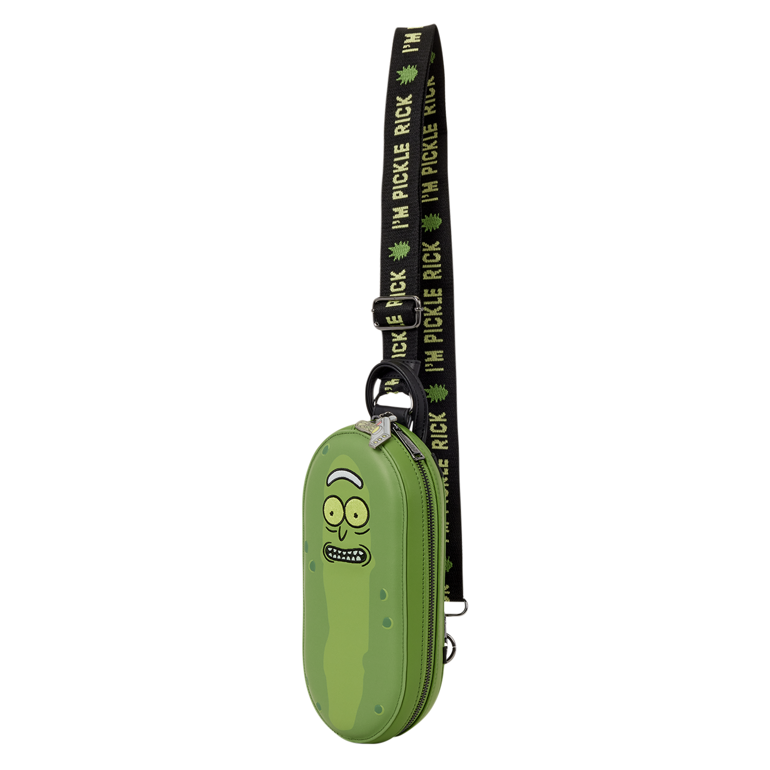 Rick and Morty Pickle Rick Sling Crossbody Bag - Image 3