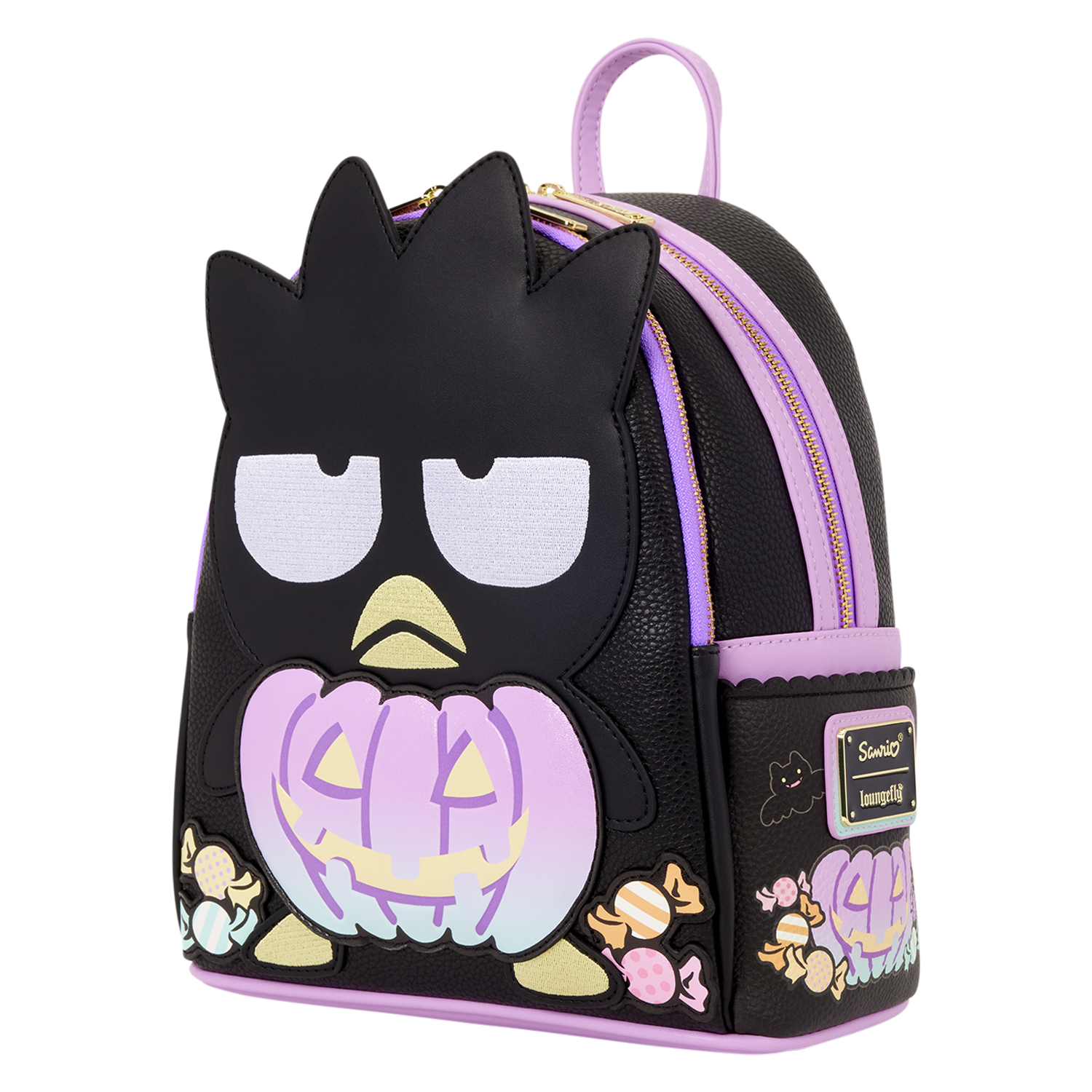 Sanrio Badtz-Maru Pumpkin Light-Up Cosplay Mini Backpack - Image 4