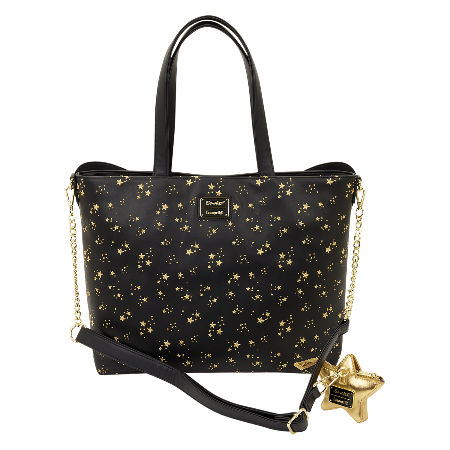 Sanrio Chococat Stars Tote Crossbody Bag with Coin Bag - Image 5