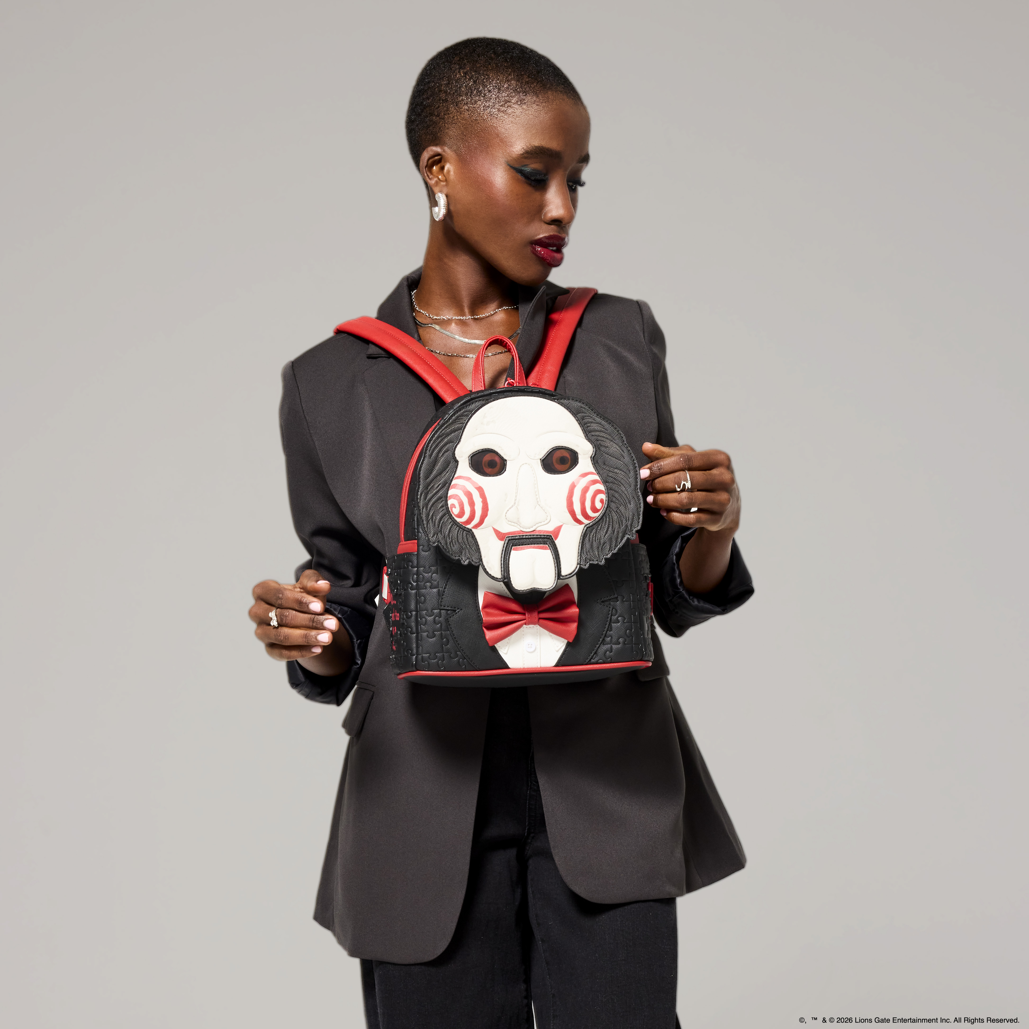 Saw Exclusive Billy Puppet Lenticular Cosplay Mini Backpack - Image 8