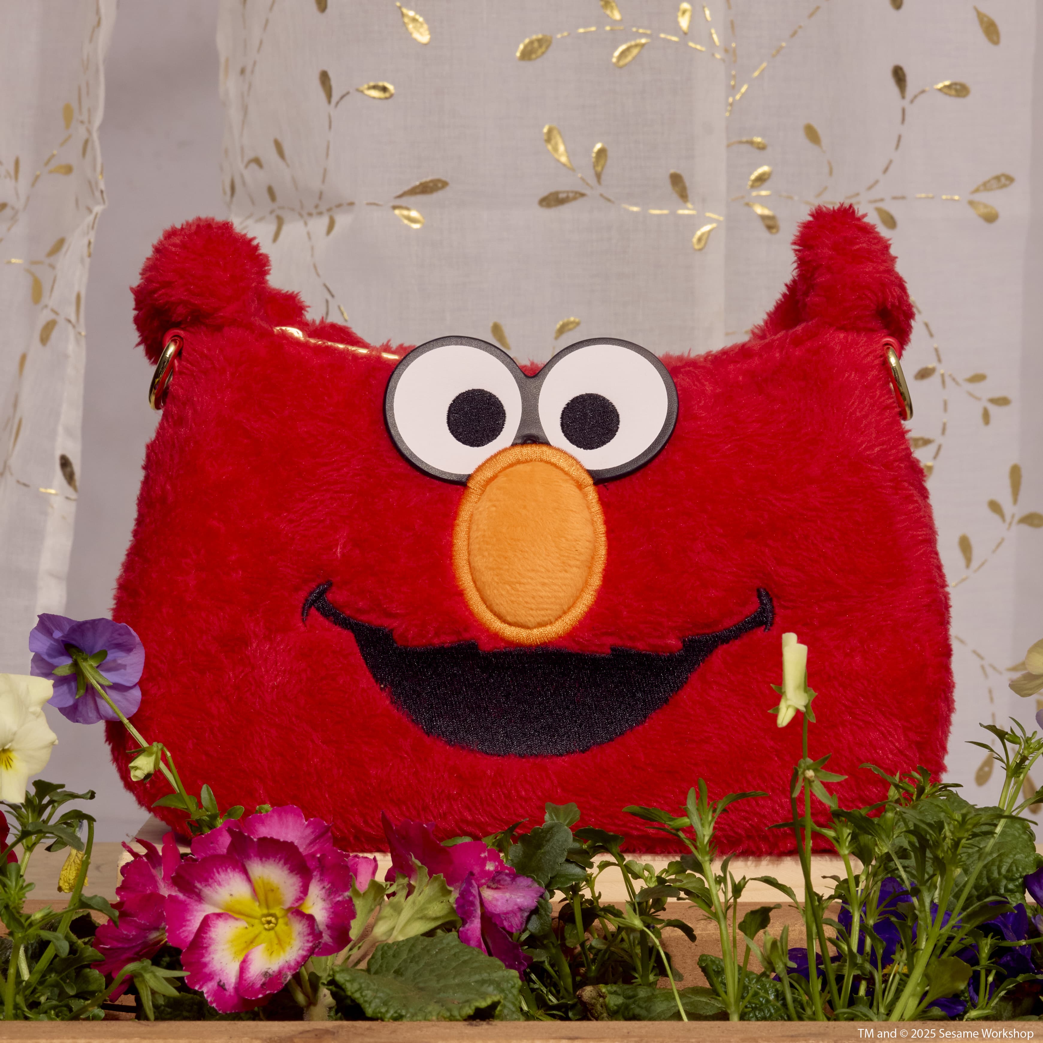 Alternative view of Sesame Street Elmo Plush Cosplay Crossbody Bag