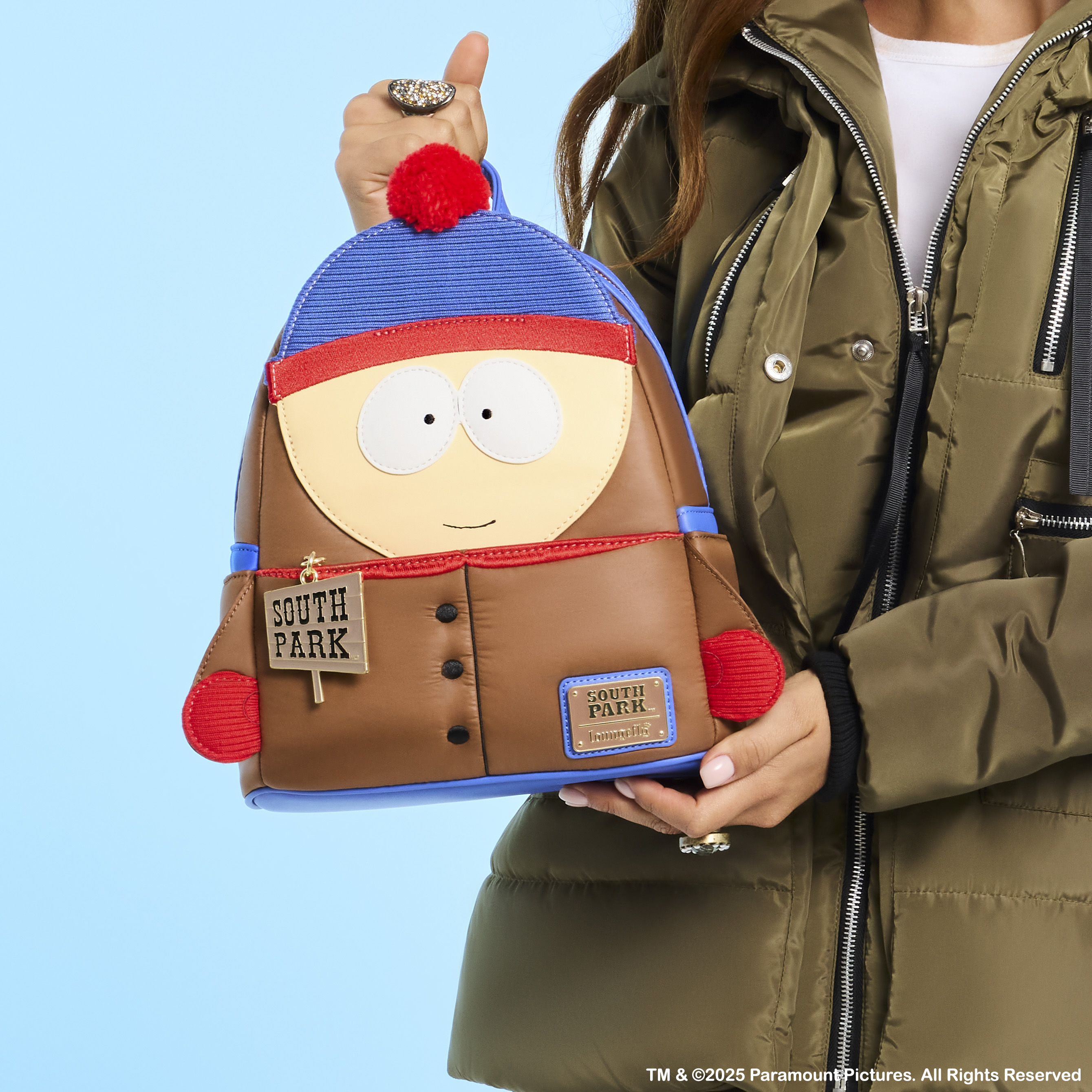 Alternative view of South Park Stan Cosplay Mini Backpack