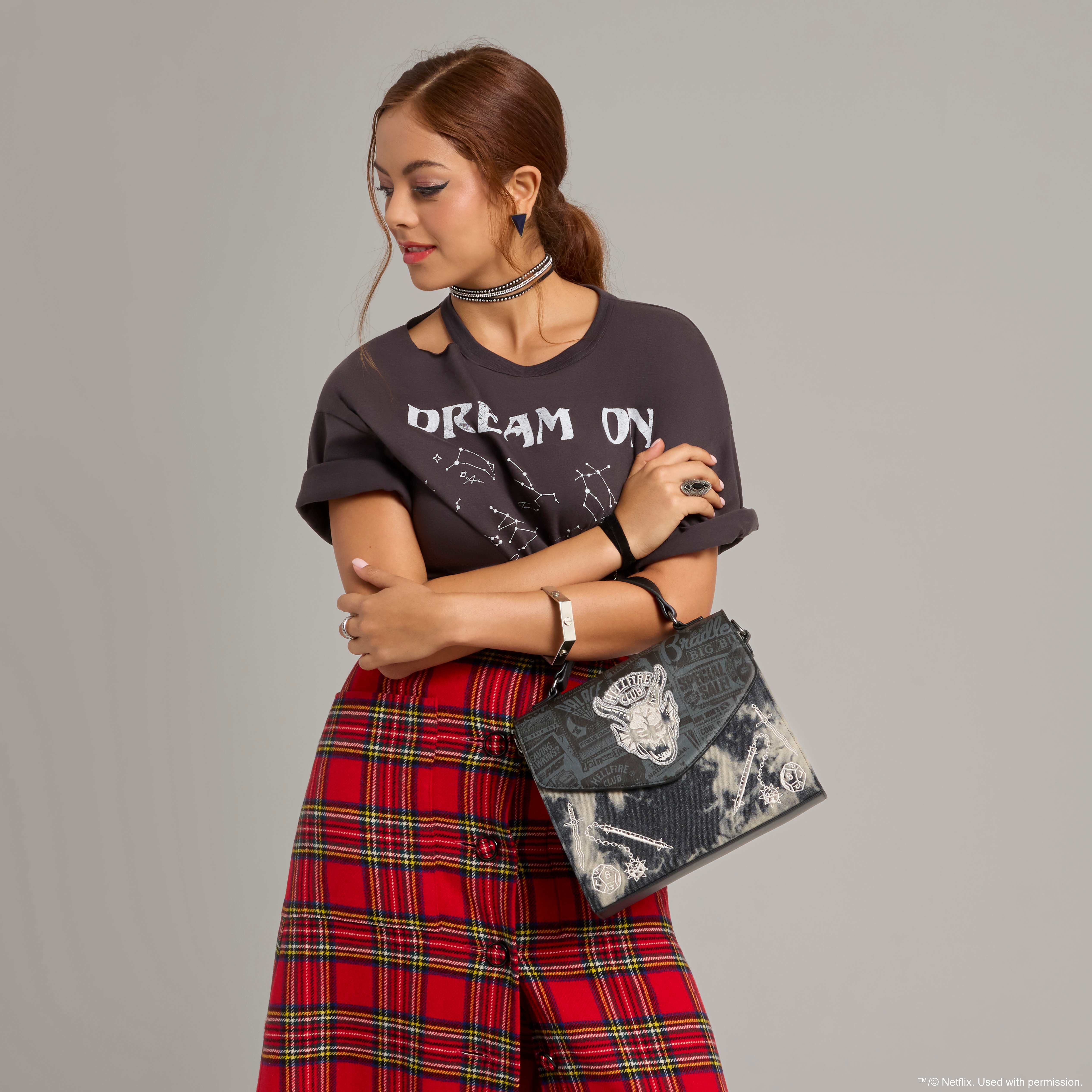 Alternative view of Stranger Things 5 Hellfire Club Crossbody Bag