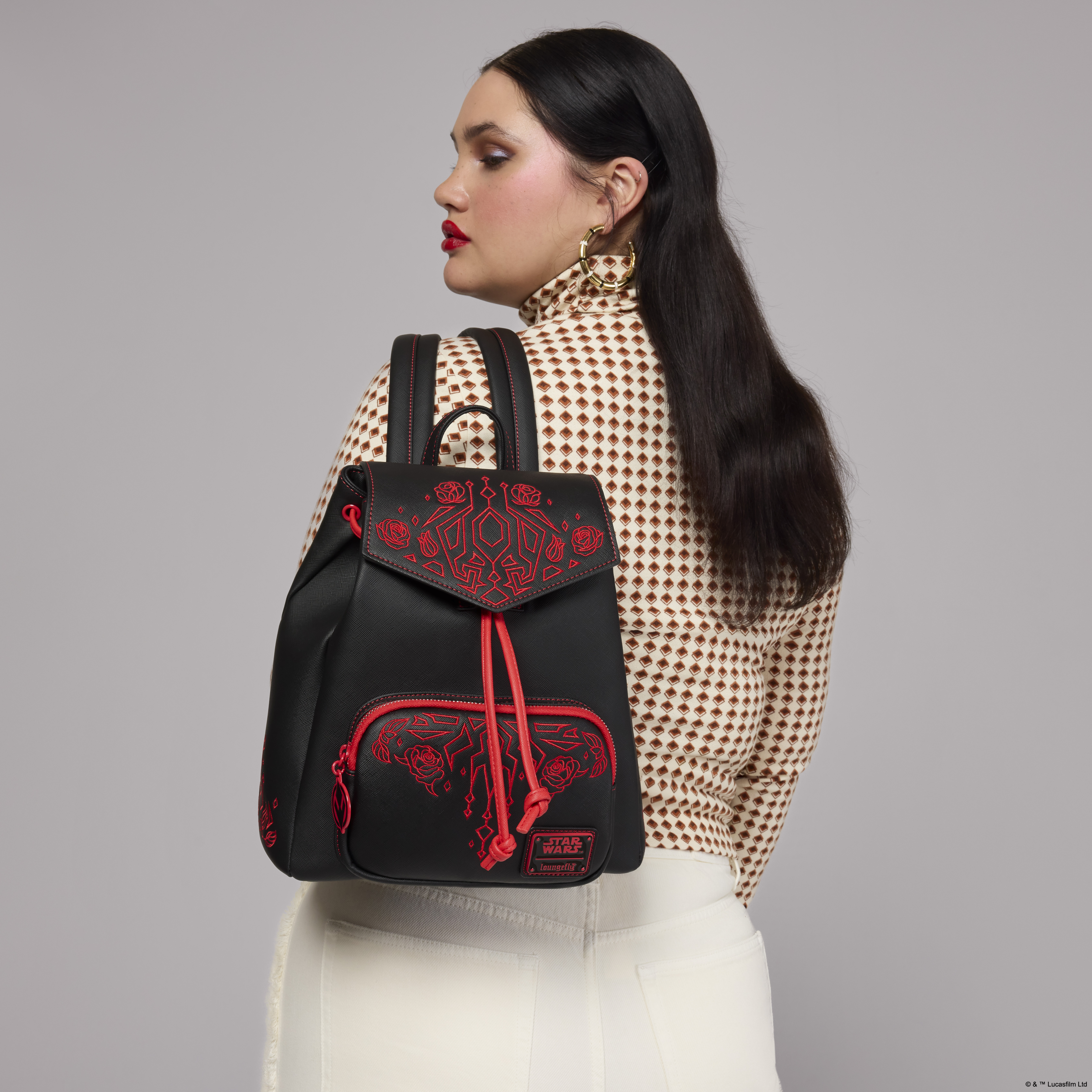 Alternative view of STAR WARS Darth Maul Drawstring Mini Backpack