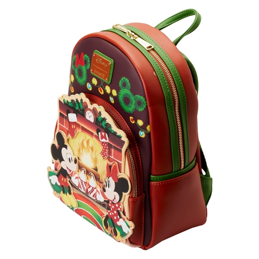Mickey & Minnie Mouse Hot Cocoa Fireplace Mini Backpack - Image 3