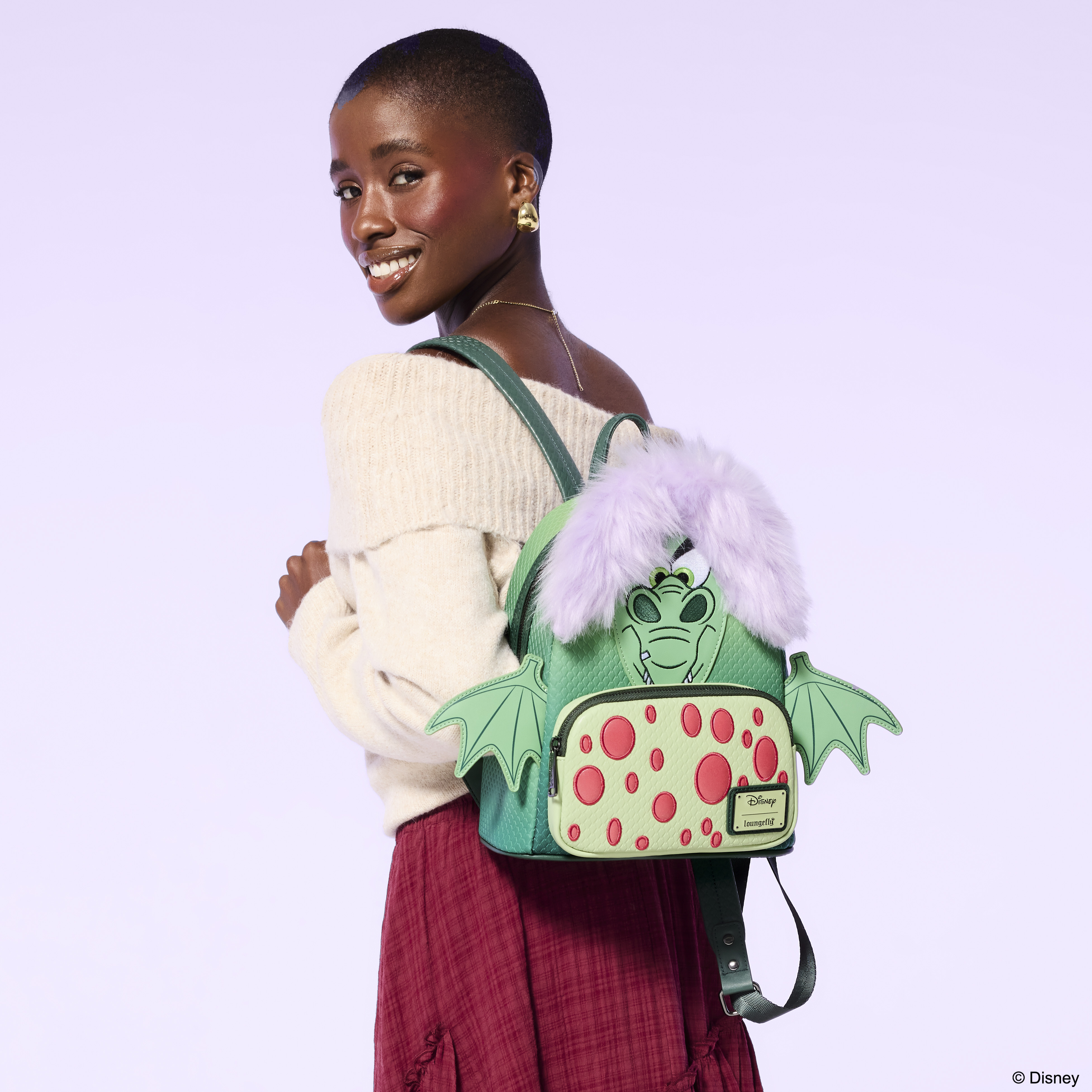 Alternative view of The Sword in the Stone Madam Mim Dragon Cosplay Mini Backpack