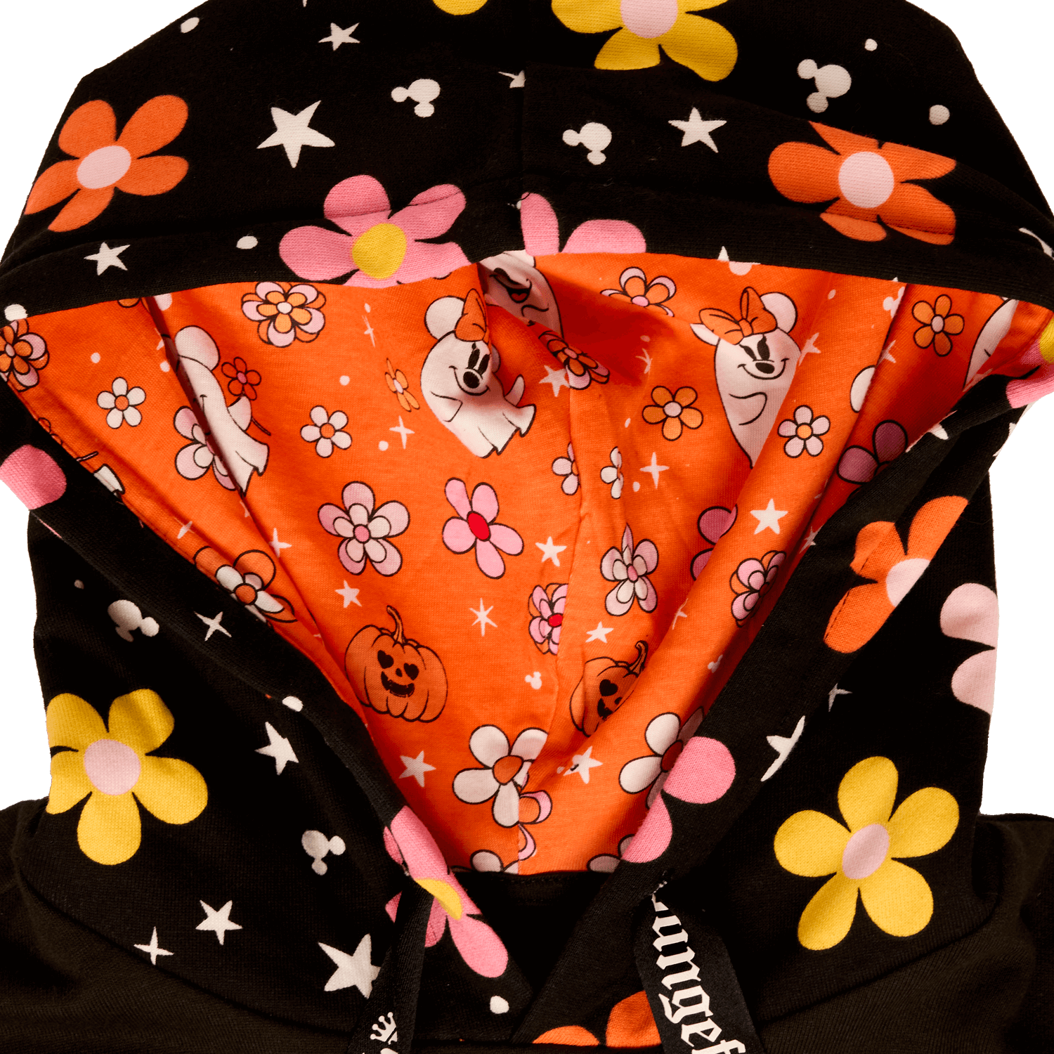 Mickey & Minnie Floral Ghost Glow Unisex Hoodie - Image 9