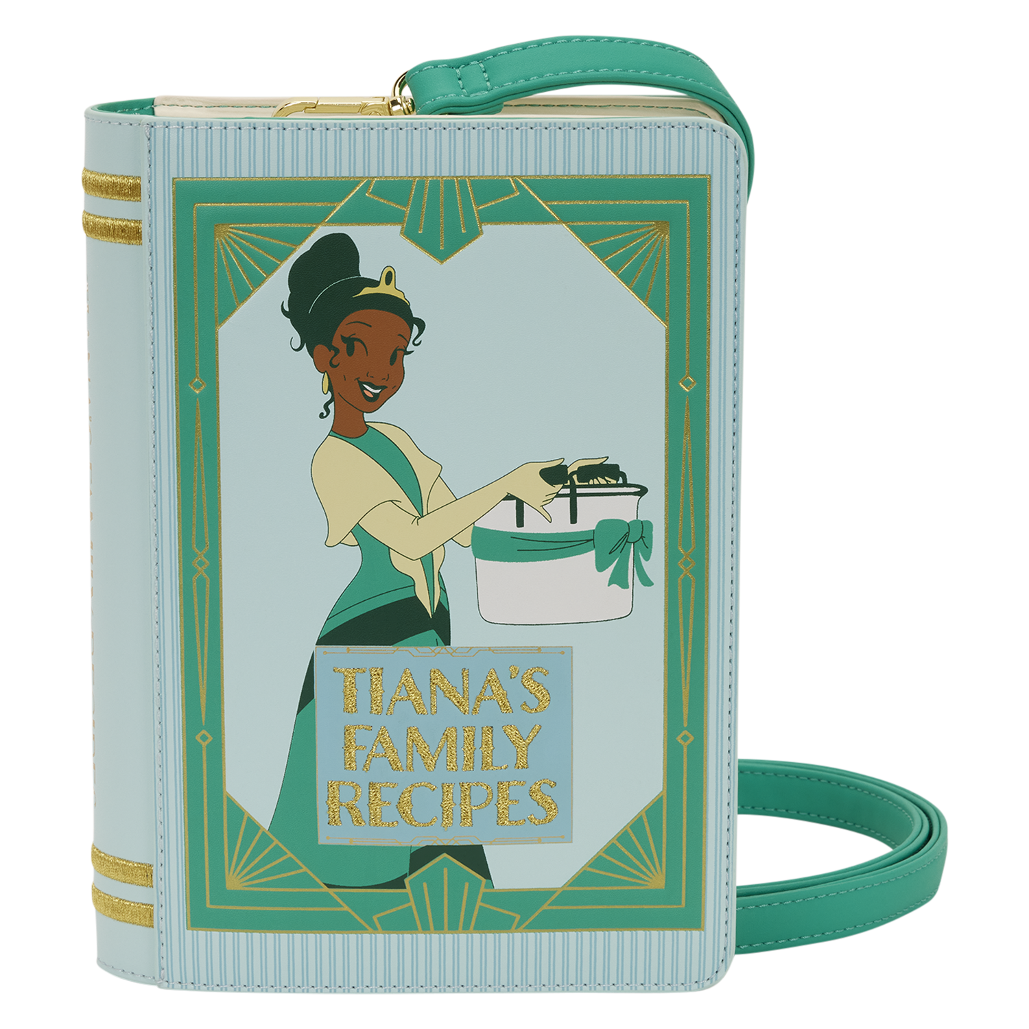 The Princess and the Frog Tiana Recipe Book Crossbody Bag