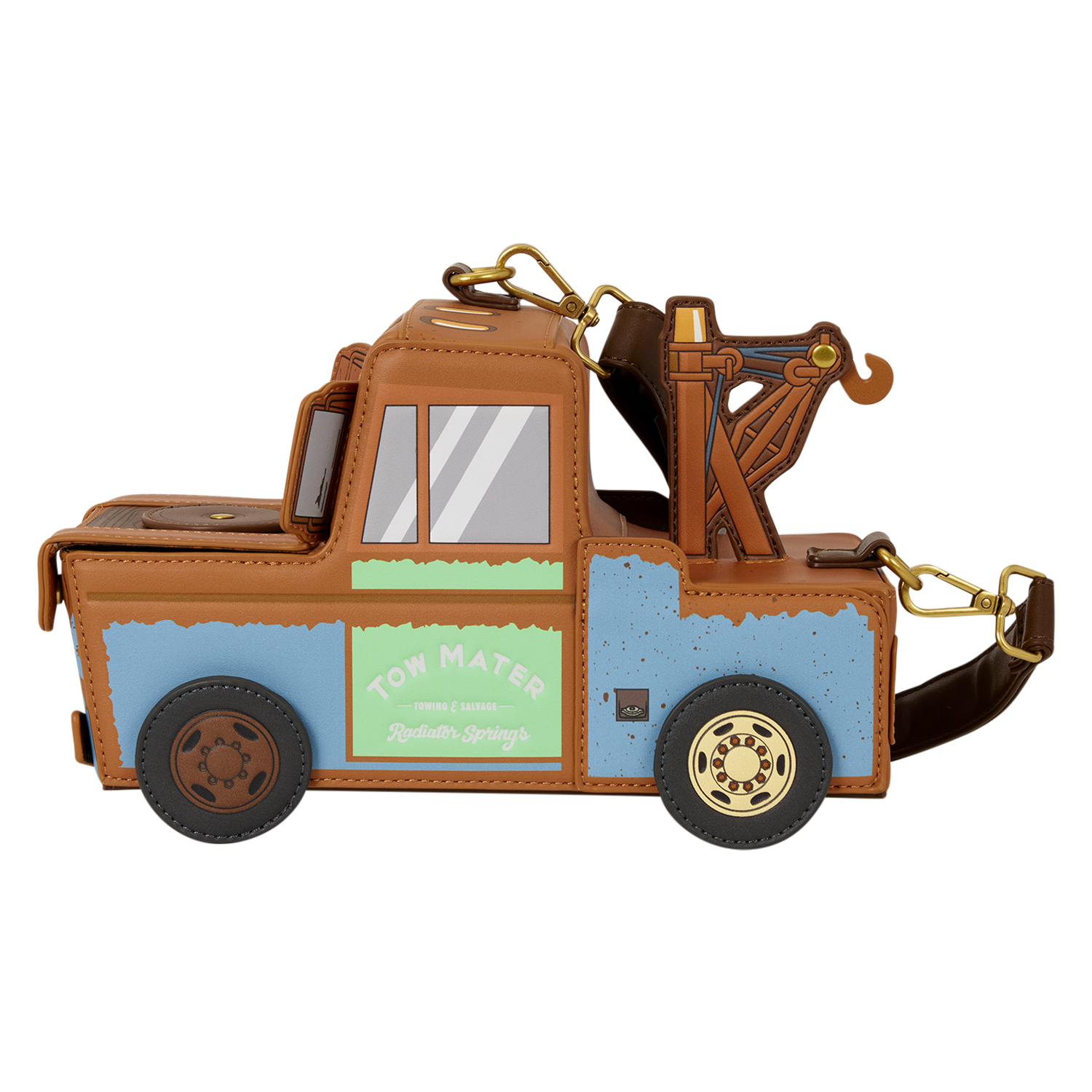 Cars 20th Anniversary Tow Mater Figural Crossbody Bag - Image 4