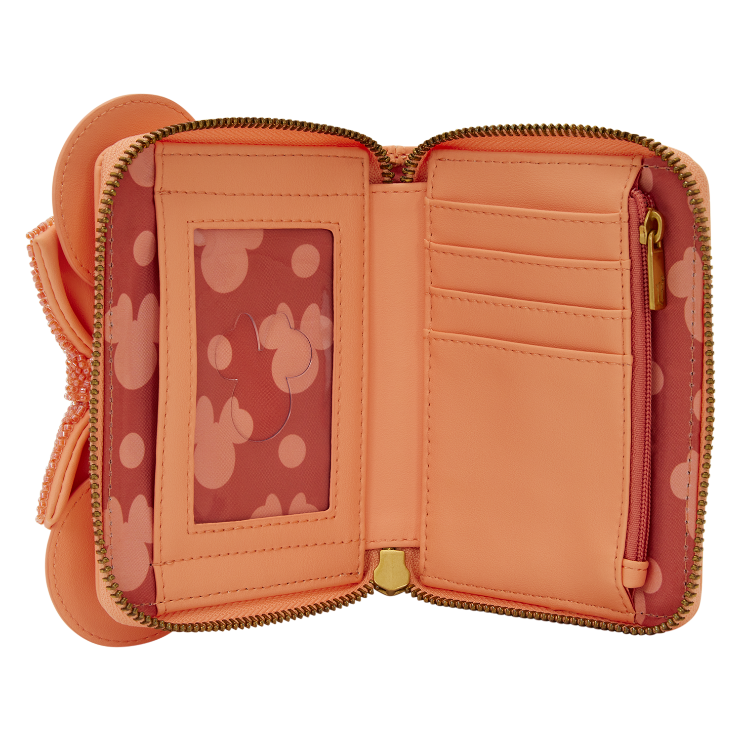Minnie Mouse Exclusive Coral Zip Around Wallet - Image 4
