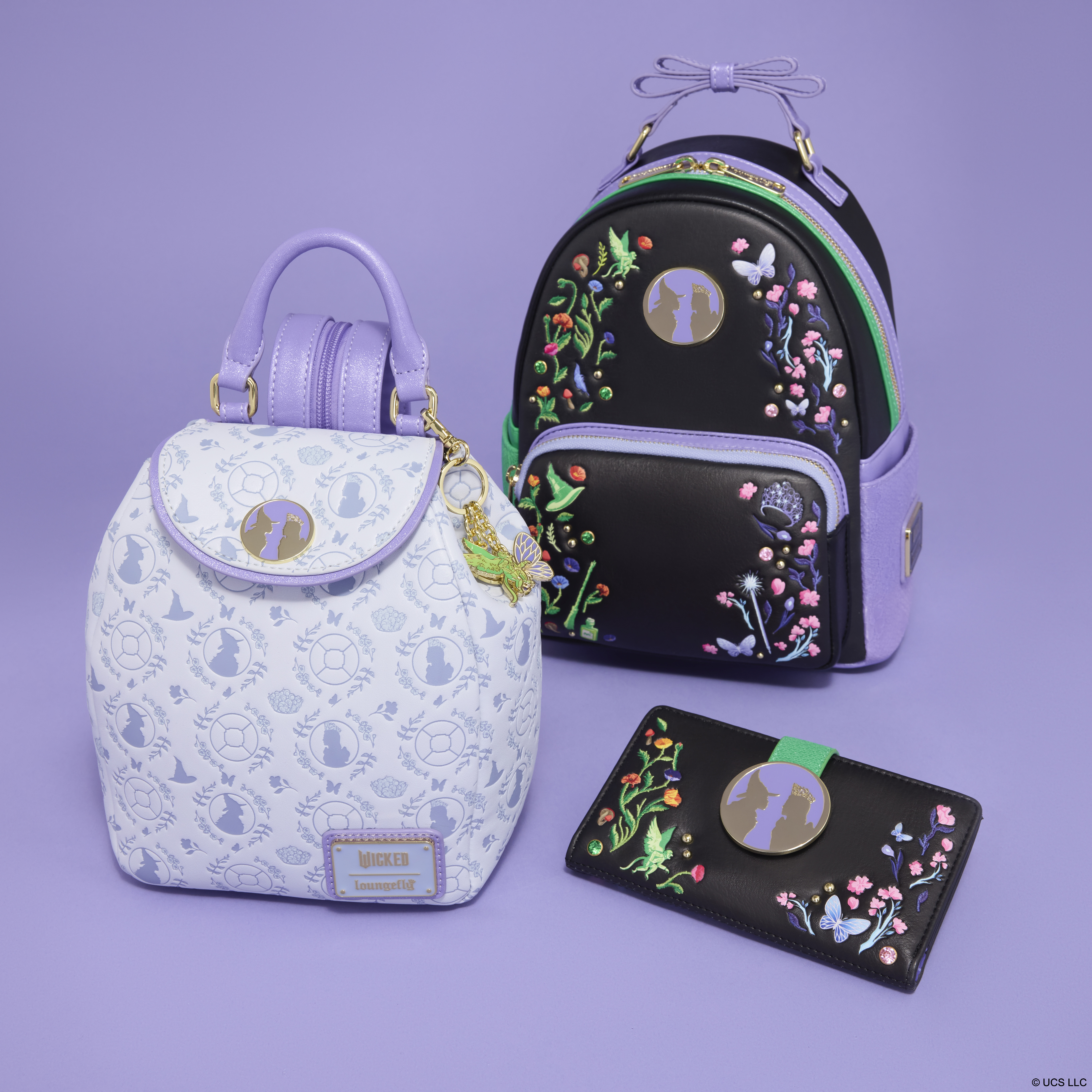 Wicked Glinda & Elphaba Floral & Lace Flap Wallet - Image 4
