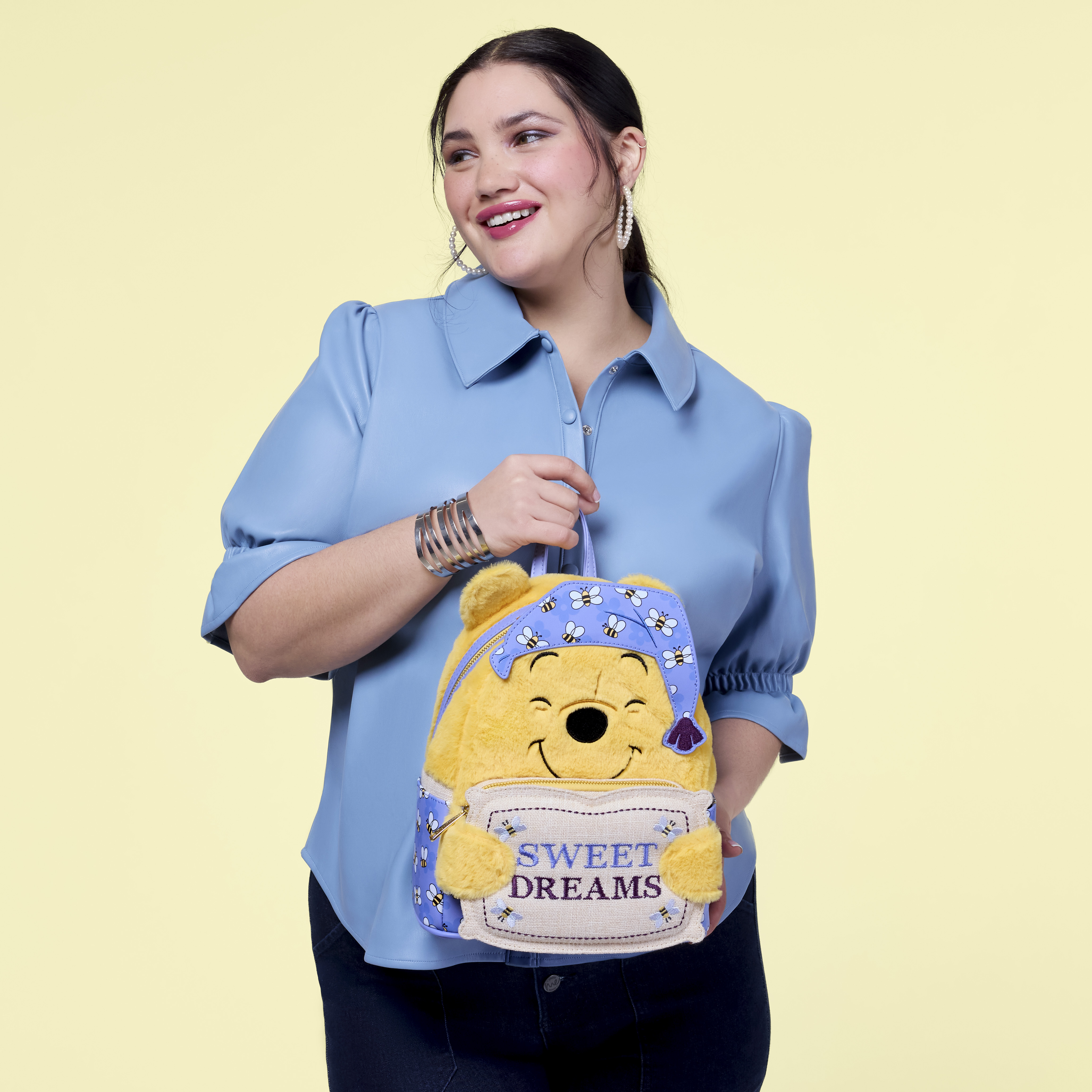 Alternative view of Winnie the Pooh Exclusive Classic Bedtime Plush Cosplay Mini Backpack