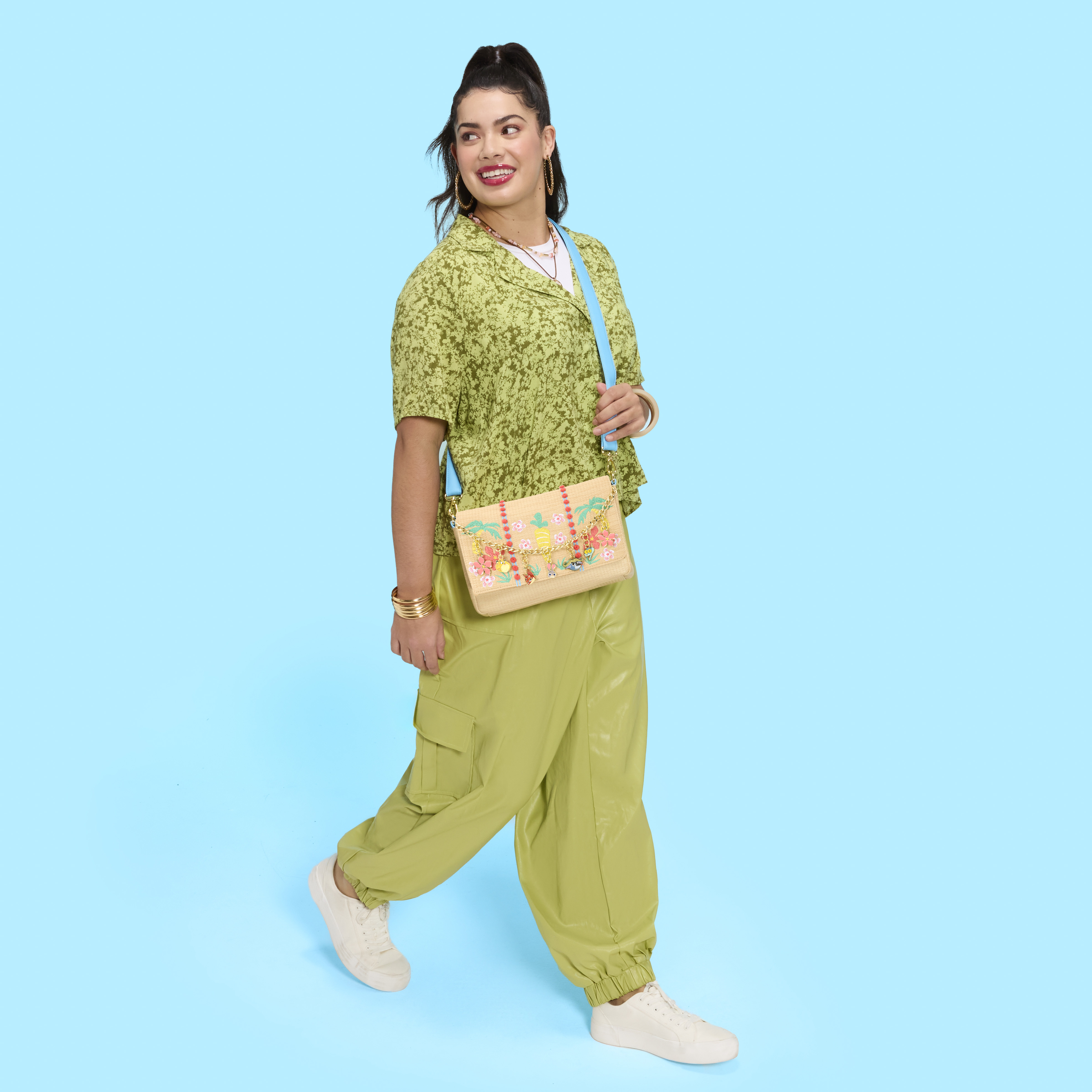 Zootopia 2 Embroidered Charm Crossbody Bag - Image 3